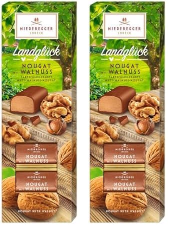 Niederegger Nougat mit Walnuss, 100 g (Packung mit 2) von Niederegger