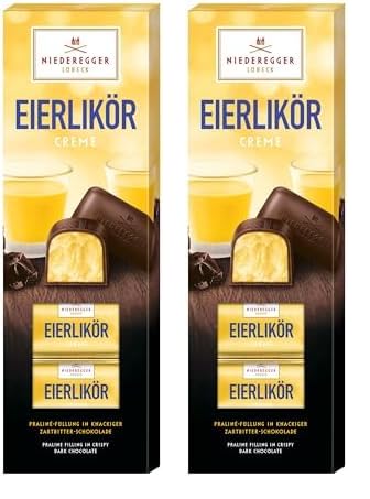 Niederegger Pralinen Klassiker 'Eierlikör Creme' 100g (Packung mit 2) von Niederegger
