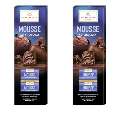 Niederegger Pralinen Klassiker 'Mousse au Chocolat' 100g (Packung mit 2) von Niederegger