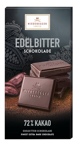 Niederegger Pure Chocolate Edelbitter-Schokolade, 100 g, 170624 von Niederegger