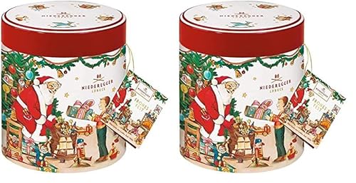Niederegger Weihnachtsdose mit Marzipan Klassikern Nostalgie 250g (Packung mit 2) von Niederegger