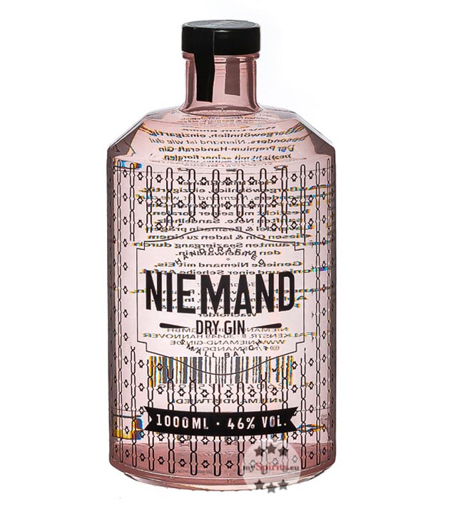 Niemand Dry Gin  (46 % Vol., 1,0 Liter) von Niemand Spirits