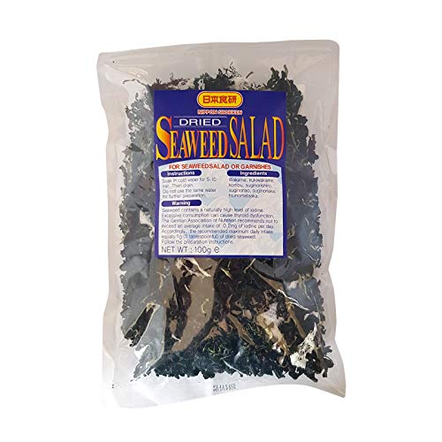 Kaiso Dried Seaweed Mix, Seetang getrocknet, 6 Algensorten für Kaiso Salat, 100g von Nihon Shokken