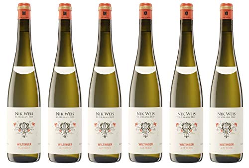 6x 0,75l - 2022er - Nik Weis - St. Urbans-Hof - Wiltinger Riesling - Alte Reben - feinherb - VDP.Ortswein - Qualitätswein Mosel - Deutschland - Weißwein halbtrocken 6x 0,75l - 2022er - Nik Weis - St. Urbans-Hof - Wiltinger Riesling - Alte Reben - feinherb - VDP.Ortswein - Qualitätswein Mosel - Deutschland - Weißwein halbtrocken von Nik Weis - St. Urbans-Hof