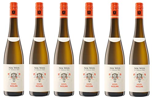 6x 0,75l - 2023er - Nik Weis - St. Urbans-Hof - Mosel Riesling - VDP.Gutswein - Qualitätswein Mosel - Deutschland - Weißwein trocken 6x 0,75l - 2023er - Nik Weis - St. Urbans-Hof - Mosel Riesling - VDP.Gutswein - Qualitätswein Mosel - Deutschland - Weißwein trocken von Nik Weis - St. Urbans-Hof