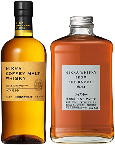 Nikka Coffey Malt Single Grain Whisky mit Geschenkverpackung (1 x 0,7l) & from the Barrel Blended Whisky mit Geschenkverpackung, 500ml von Nikka