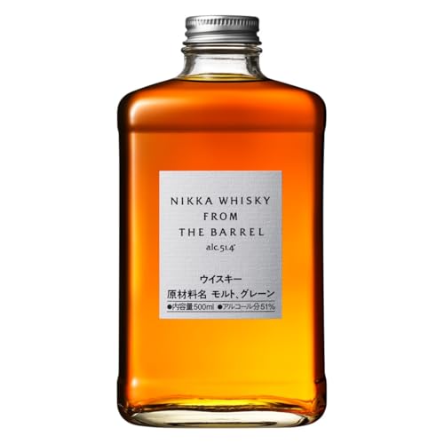 Nikka I From the Barrel Blended Whisky I inklusive Geschenkverpackung I Kraftvoll würzige Eiche und fruchtige Karamellnoten I 51.4% Vol. I 500 ml von Nikka