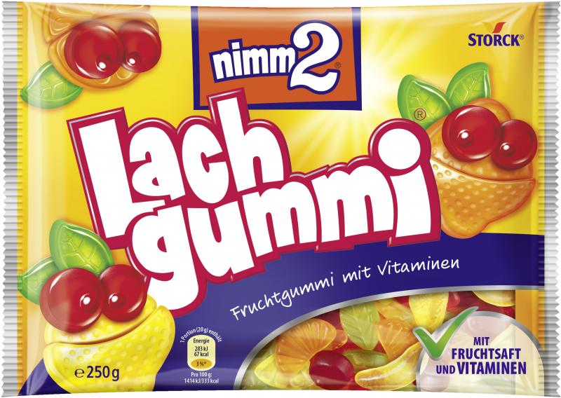 Nimm2 Lachgummi Fruchtgummi mit Vitaminen von Nimm2