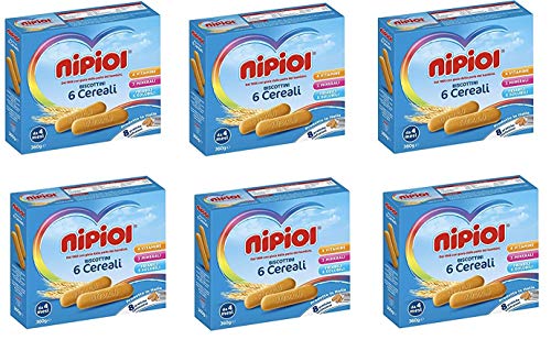 6x Nipiol il biscottini biscuits kinder kekse ab 6 Monaten 360g von Nipiol