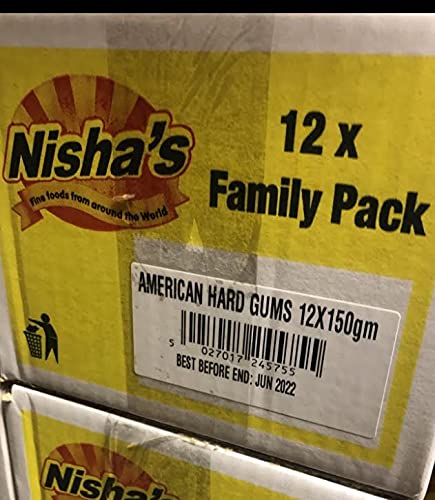 American Hard Gums (Box x 12) von Nisha's