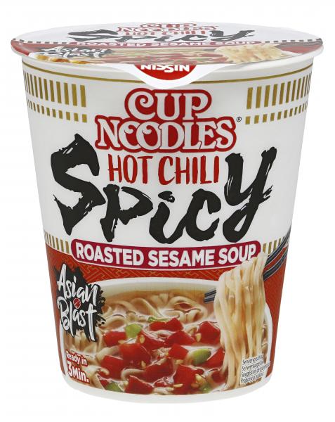 Nissin Cup Noodles Soba Hot Chili Spicy von Nissin
