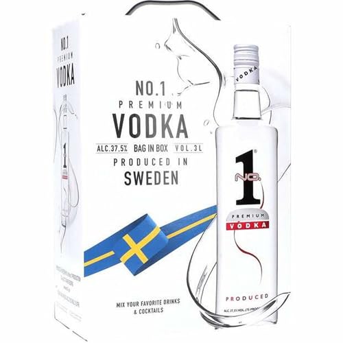 No 1 Premium Vodka Wodka (1 x 3 l) von NO.1
