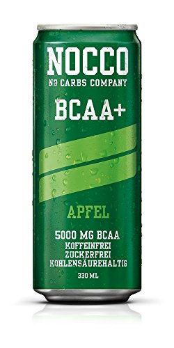 NOCCO BCAA Drink inkl. Pfand - Geschmacksrichtung Apfel - Fitness Drink mit Aloe Vera - Zuckerfrei & Koffeinfrei - No Carbs Company NOCCO BCAA Drink inkl. Pfand - Geschmacksrichtung Apfel - Fitness Drink mit Aloe Vera - Zuckerfrei & Koffeinfrei - No Carbs Company von SORINA
