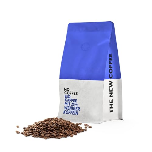 No Coffee® 25% weniger Koffein | mit Wasser entkoffeinierte Kaffeebohnen (1kg) | Decaf Coffee Beans | Entkoffeinierter Kaffee | Kaffeebohnen entkoffeiniert | Bio Kaffee entkoffeiniert von NO COFFEE THE GOOD DECAF