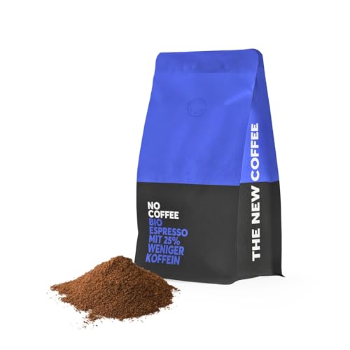 No Coffee® Low Espresso entkoffeiniert gemahlen 25% Koffein (1kg) Premium Bio Espresso Kaffee koffeinfrei gemahlen | Decaf Coffee | Entkoffeinierter Espresso Kaffee | Espresso koffeinfrei gemahlen von NO COFFEE THE GOOD DECAF