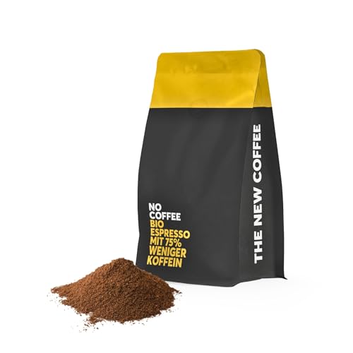 No Coffee® Low Espresso entkoffeiniert gemahlen 75% Koffein (1kg) Premium Bio Espresso Kaffee koffeinfrei gemahlen | Decaf Coffee | Entkoffeinierter Espresso Kaffee | Espresso koffeinfrei gemahlen von NO COFFEE THE GOOD DECAF