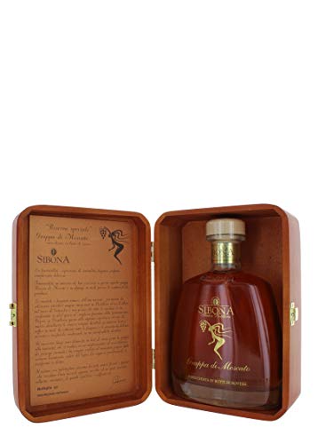 Grappa Di Moscato Millesimata Cl 70 E Cassetta In Legno Sibona von Nº1 SIBONA