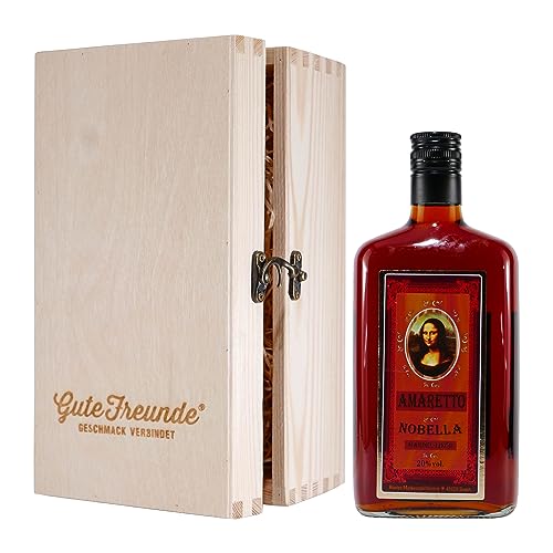 Nobella Amaretto mit Geschenk-Holzkiste Nobella Amaretto mit Geschenk-Holzkiste von Nobella