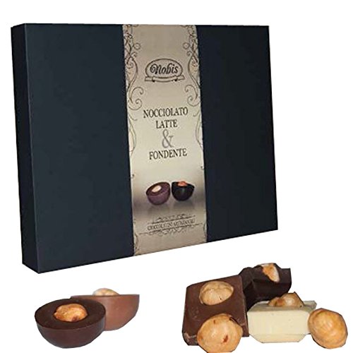Dunkle Schokolade mit dunkler Schokolade gefüllt von Nobis Nocciole