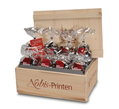 Nobis Printen - Export-Kiste 3.200g, Aachener Printen in edler Holzkiste, köstliche Weichprinten von Nobis aus Aachen von Nobis Printen