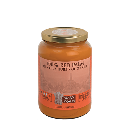 Rotes Palmenöl Bio 1600 ml in Bioqualität - enthält von Natur aus Vitamin E und Carotin - vegan - Amanprana Rotes Palmenöl Bio 1600 ml in Bioqualität - enthält von Natur aus Vitamin E und Carotin - vegan - Amanprana von Amanprana