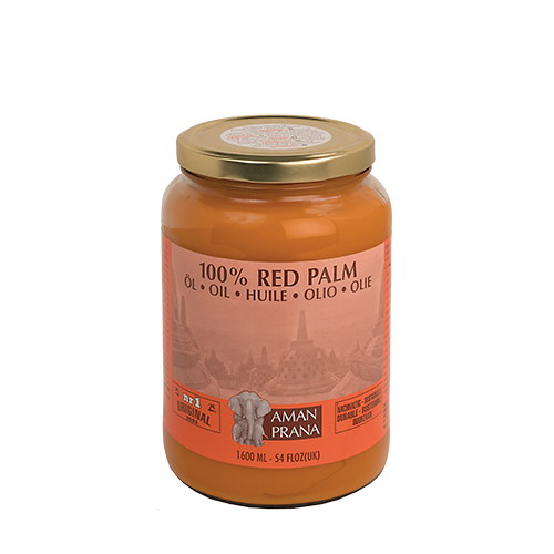 Amanprana Rotes Palmenöl Bio, 1600 ml von Amanprana
