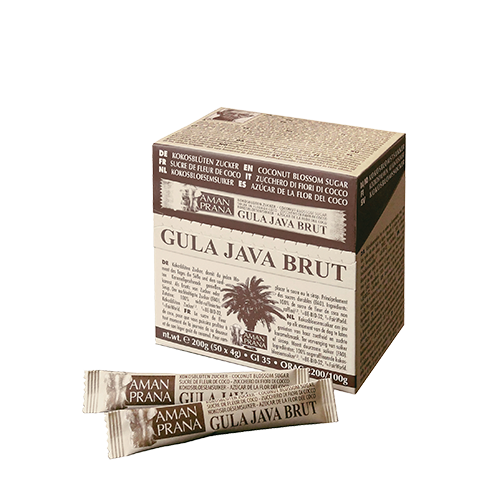 Gula Java Brut 50 x 4 g Sticks Bio - Kokosblütenzucker - grob gemahlen - nicht raffiniert - vegan - Amanprana Gula Java Brut 50 x 4 g Sticks Bio - Kokosblütenzucker - grob gemahlen - nicht raffiniert - vegan - Amanprana von Amanprana