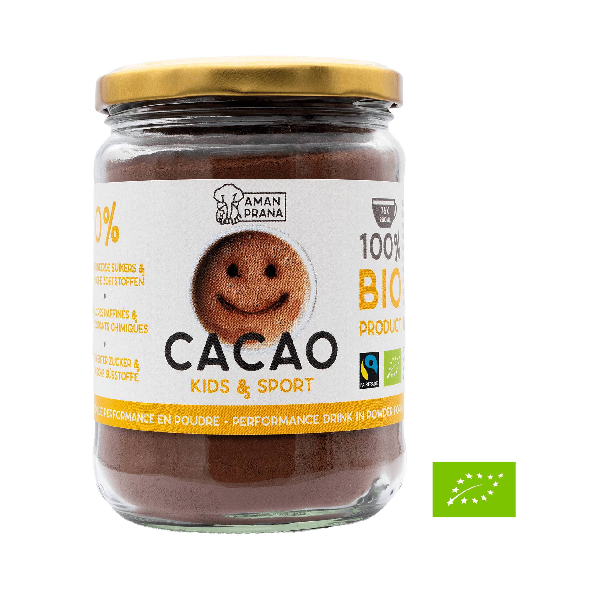 Cacao Kids & Sports 390 g in Bioqualität - der Kakao mit dem sanften Karamell-Aroma - vegan - Amanprana Cacao Kids & Sports 390 g in Bioqualität - der Kakao mit dem sanften Karamell-Aroma - vegan - Amanprana von Amanprana