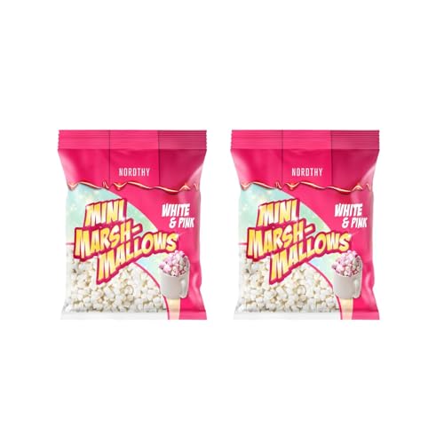 2x Nordthy mini Marshmallows White&Pink 675g von Nohawa