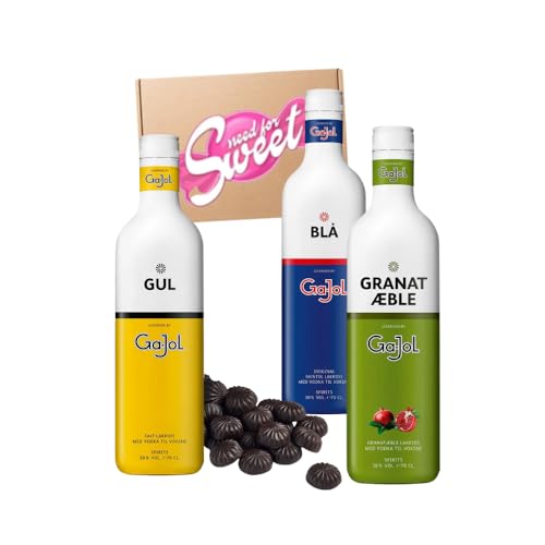 Ga-Jol Vodka Flavour Fusion - Menthol, Salzlakritz & Granatapfel- Vodka Shot Lakritzlikör mit 30% Vol Spirituose auf Vodkabasis- 0,7l von Nohawa