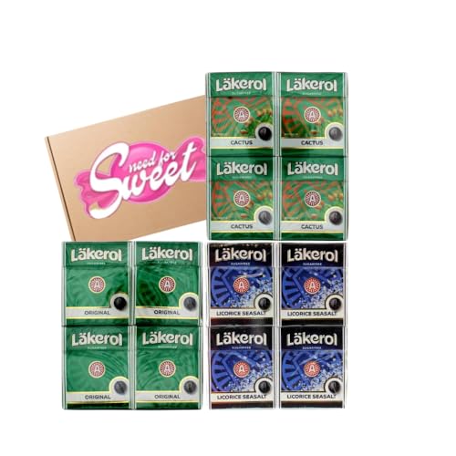 Läkerol Trio-Pack – Original, Sea Salt & Cactus Flavors | Zuckerfrei & Erfrischend – Skandinavisches Lakritz - 900g Läkerol Trio-Pack – Original, Sea Salt & Cactus Flavors | Zuckerfrei & Erfrischend – Skandinavisches Lakritz - 900g von Nohawa
