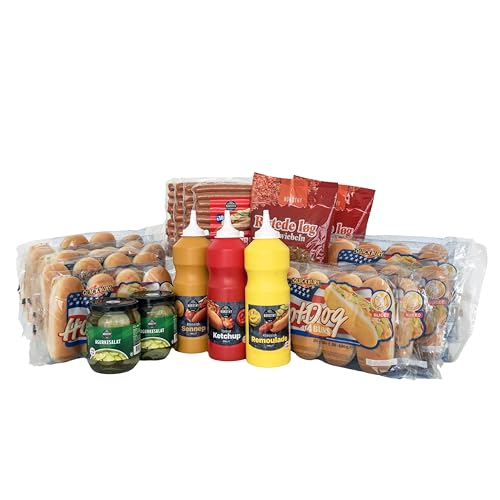 Mega Hot Dog Party Kit – Für die perfekte Party mit 40 Hot Dogs Mega Hot Dog Party Kit – Für die perfekte Party mit 40 Hot Dogs von Nohawa