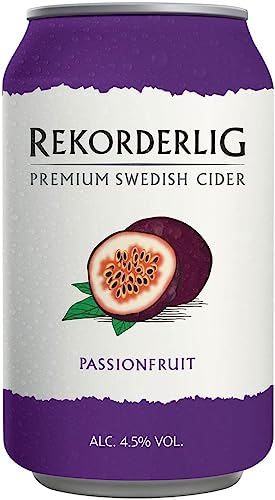 Rekorderlig Passionfruit 4,5%12x 0,33 ltr | erfischend sommerlich fruchtig von Nohawa