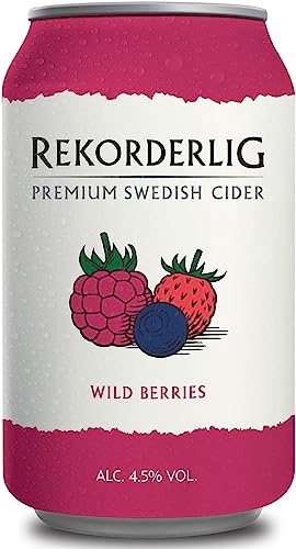 Rekorderlig Wild Berries 4,5% 12x 0,33 ltr | erfrischend sommerlich fruchtig von Nohawa