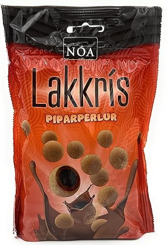 Nói Síríus | Lakkris Piparperlur - Schokoladenkugeln mit einem Lakritz-Kern aus Island von Nói Síríus