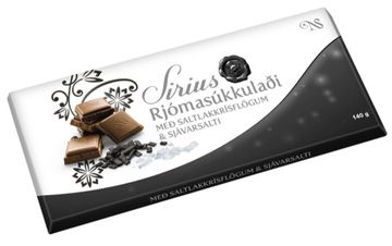 Noi Sirius Salzlakritz Meersalz Schokolade Noi Sirius Salzlakritz Meersalz Schokolade von Nói Síríus
