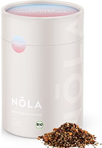 NOLA Bio Teemischung 'Higher Than Clouds ' - BIO Früchtetee mit Hanfsamen, Himbeeren und Hibiskus - loser Premium Bio-Früchtetee mit 100% natürlichen Zutaten, vegan von Nola