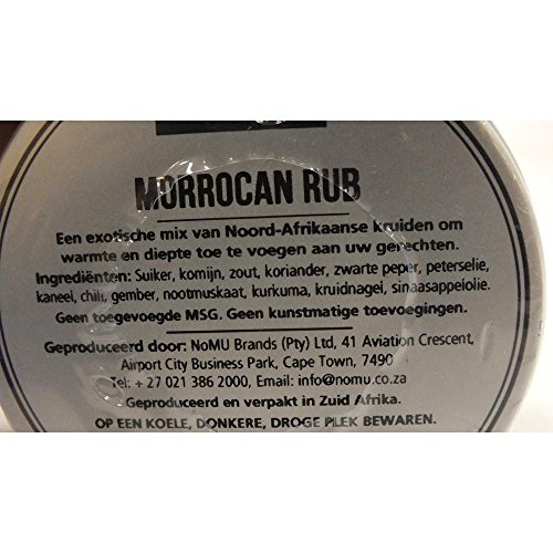 Nomu Barbecue Rub Gewürz Moroccan 65g (exotische Mischung) von NOMU