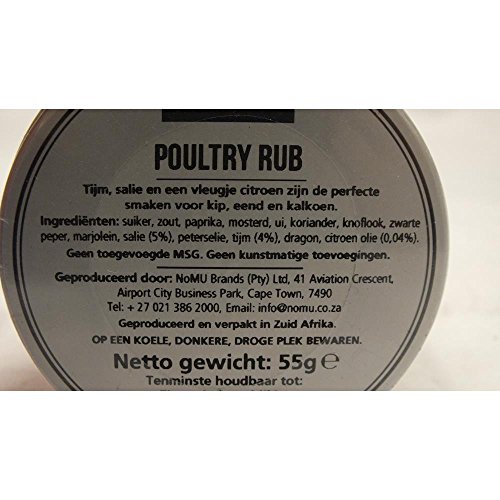 Nomu Barbecue Rub Gewürz Poultry 55g (Geflügel) von NOMU