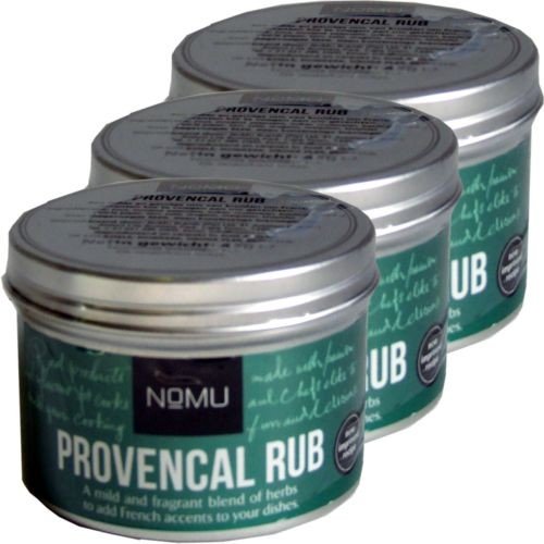 Nomu Barbecue Rub Gewürz Provencial 3 x 45g (Kräutermischung der Provence) von NOMU