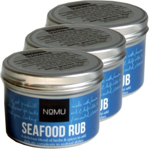 Nomu Barbecue Rub Gewürz Seafood 3 x 55g (Meeresfrüchte) von NOMU
