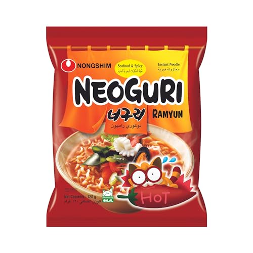 Nong Shim Instant Nudeln Neoguri Ramyun Meeresfrüchte und scharf 120 g Korea von Nong Shim