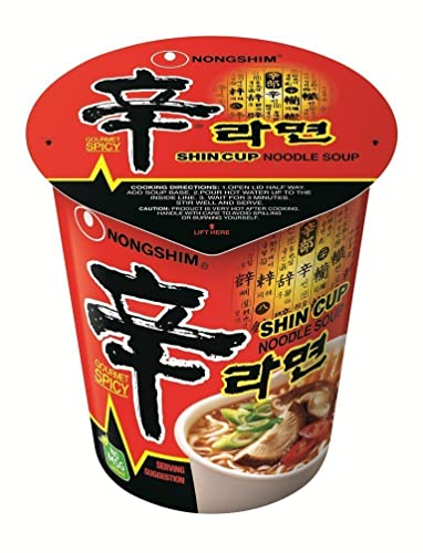 Nong Shim Shin Cup Noodle Soup - 12 Cups von Nong Shim