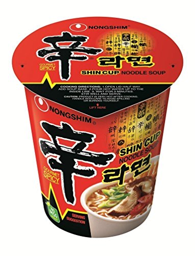 Nong Shim Shin Cup Noodle Soup - 12 Cups von Nongshim