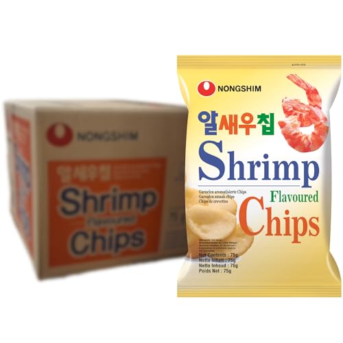 NONGSHIM - Chips mit Garnelen Geschmack - Multipack (20 X 75 GR) von Nong Shim