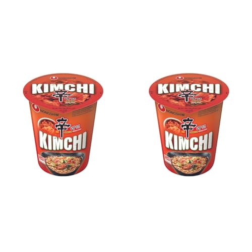 NONGSHIM - Instant Cup Nudeln Kim Chi - (1 X 75 g) (Packung mit 2) von Nong Shim