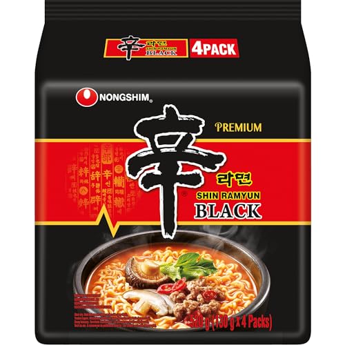 NONGSHIM - Instant-Nudeln Shin Ramyun Schwarz - Multipack (8 X 4 X 130 GR) von Nongshim