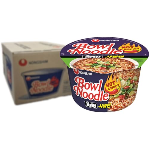 NONGSHIM - Instant Schüssel Nudeln Scharf - Multipack (12 X 100 GR) von Nongshim