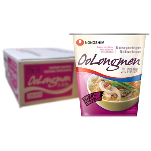 NONGSHIM - Oolongmen Cup Nudeln Huhn - Multipack (12 X 75 GR) von Nongshim