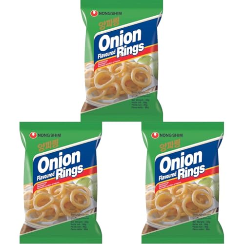 NONGSHIM - Zwiebel Ringe Chips - (1 X 90 GR) (Packung mit 3) von Nongshim